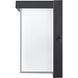 Sommar LED 8 inch Powder Coated Black Outdoor Wall Sconce